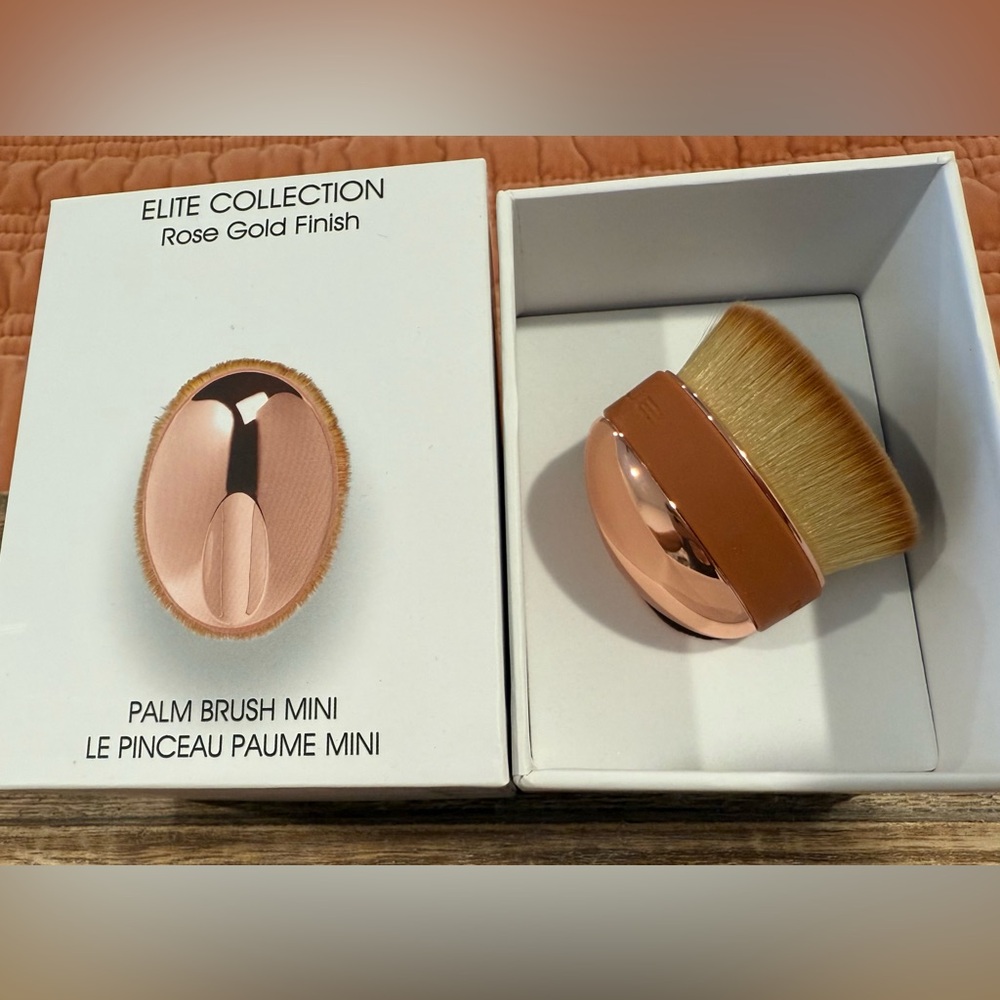 Artis Elite Collection Palm Brush Mini in Rose Gold